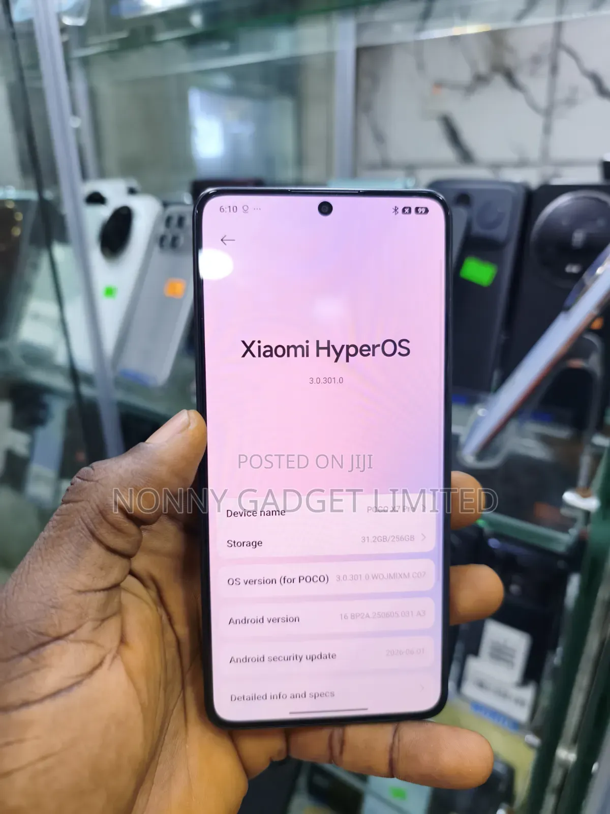 Xiaomi Poco X7 Pro 256 GB Black