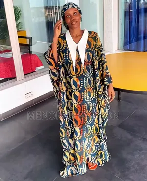 Fastest Finger Elegant Adire Dress Readily Available for Delivery