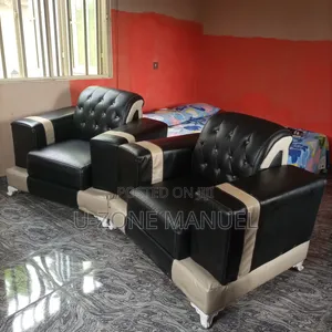 Single Pelt Armless Sofa & Two Single Executive Chair