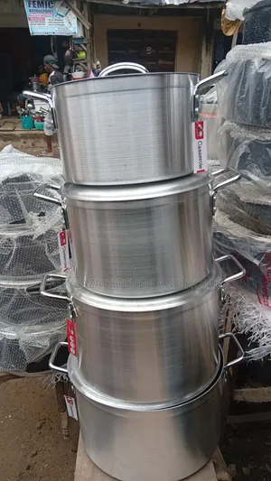 Heavy Duty Aluminium Pots (Large Sizes)