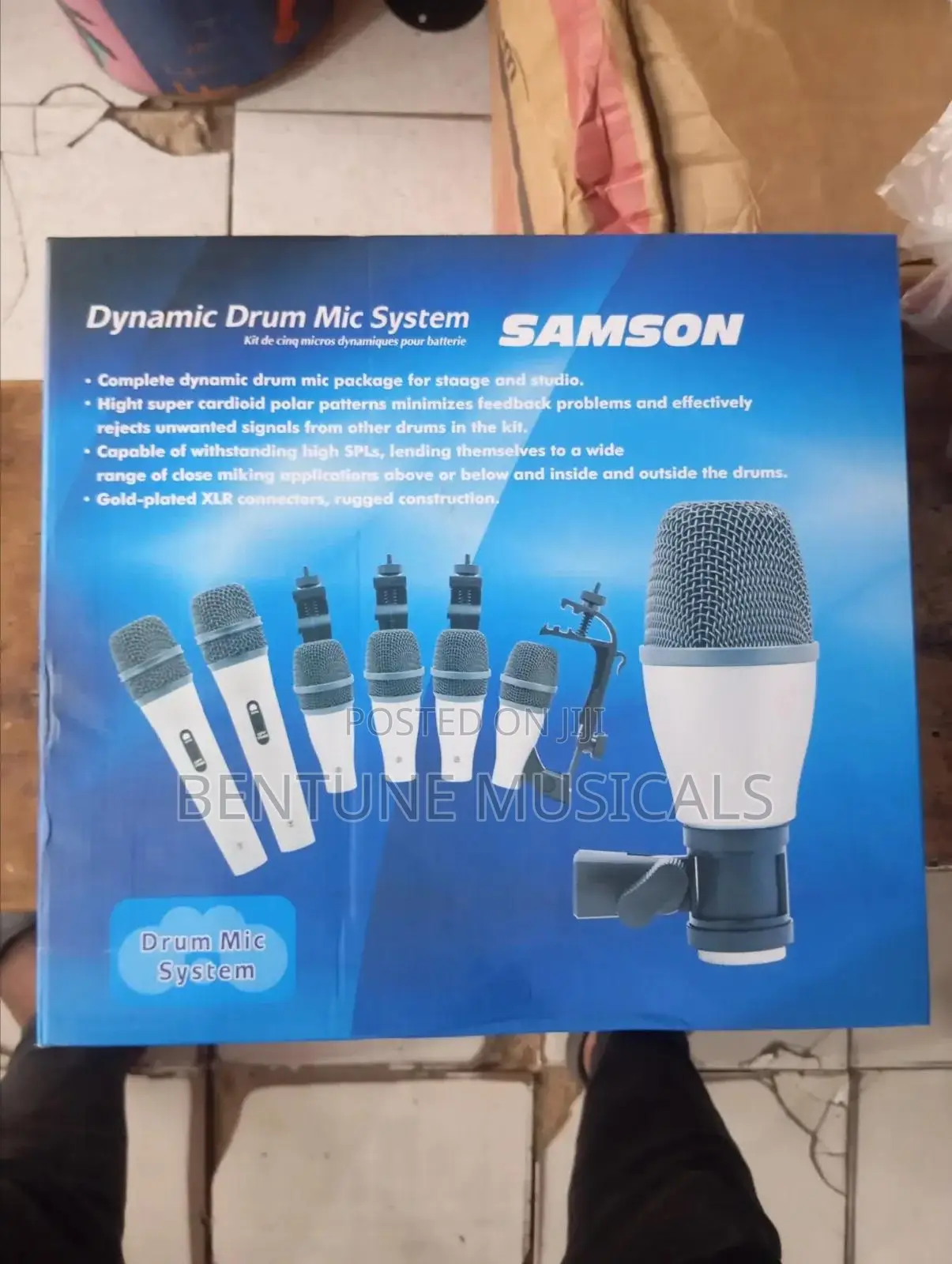 5 Set Samson Drum Mic System