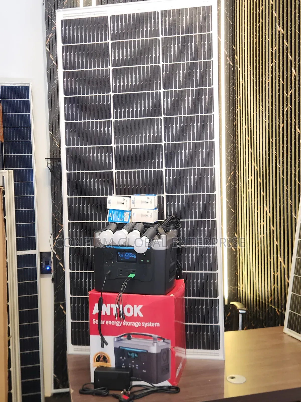 Antiok 1000W Solar Generator Complete Kit With Panel