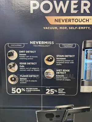 Shark- PowerDetect NeverTouch Pro -Vacuum/Mop/Self Empty