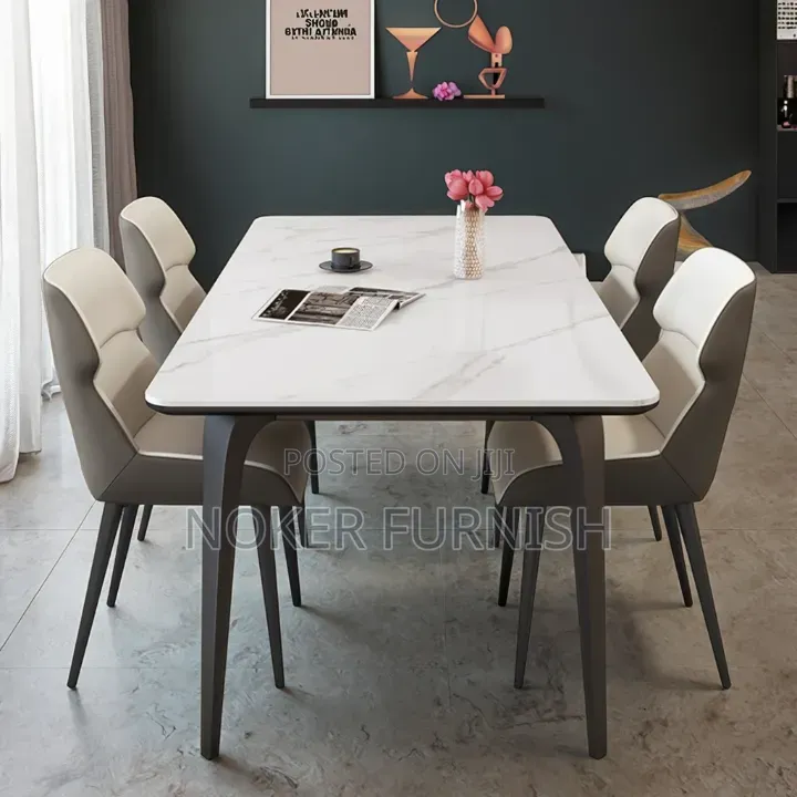 Dining Set With Marble Top