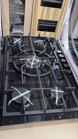 5 Burner Built-in Cooker With Glass Top