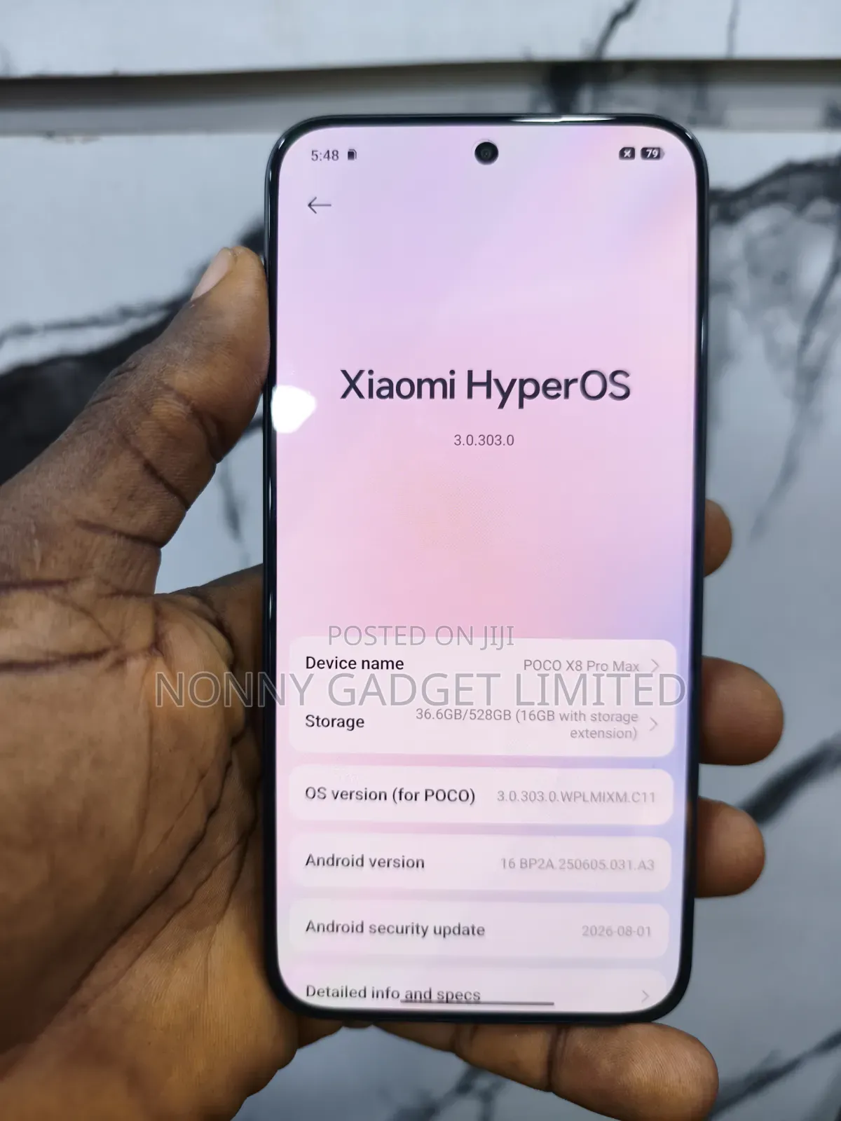 Xiaomi Poco X8 Pro Max 512 GB Black