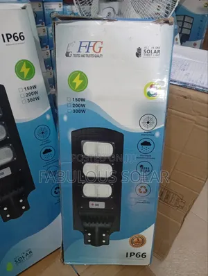 Original FFG Solar Street Light 300watts (3 Eyes Divider)