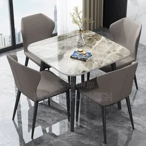 Dining Set With Marble Top