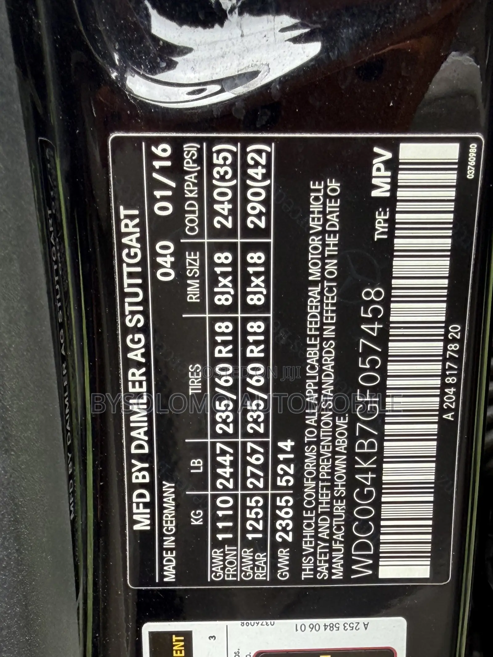 Mercedes-Benz GLC-Class 2016 Black