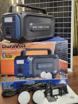 Original 200w Bluetooth Solar Generator With 50w Solar Panel