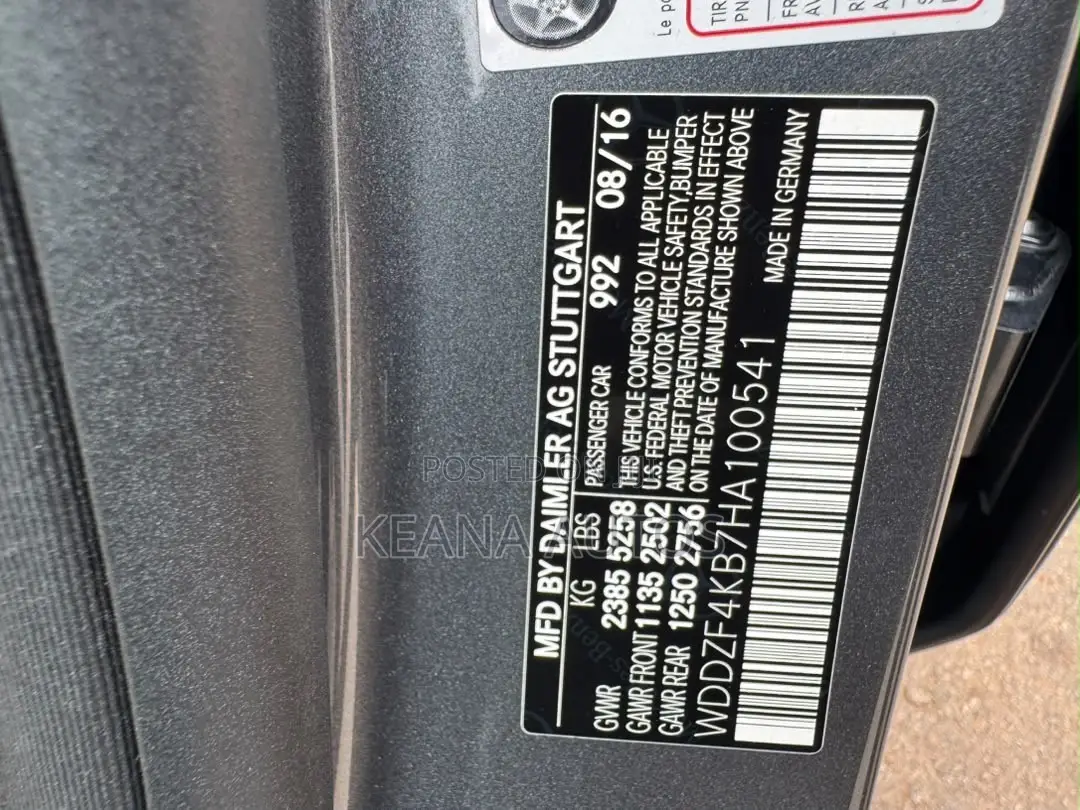 Mercedes-Benz E300 2017 Gray