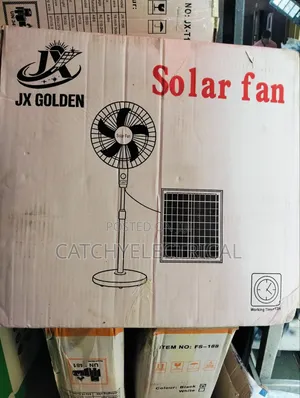 Rechargeable Solar Fan