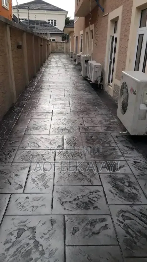 Stamped Concrete Floor