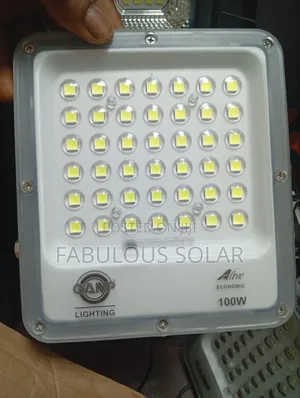 Ganp 100watts Solar Flood Light With Separate Panel