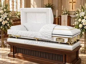 Standard Size, White Casket