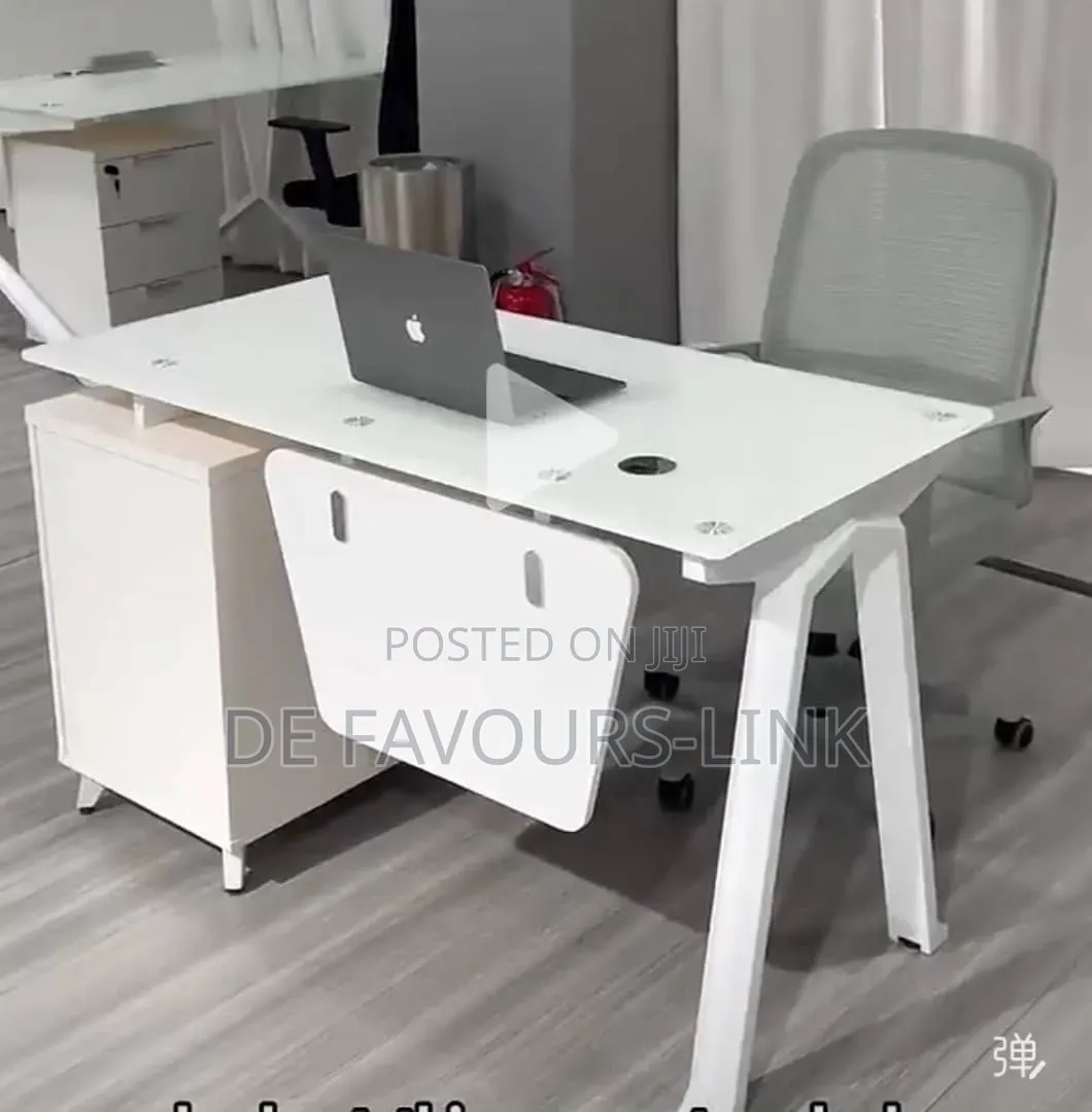 I.2 Meter Glass Office Table