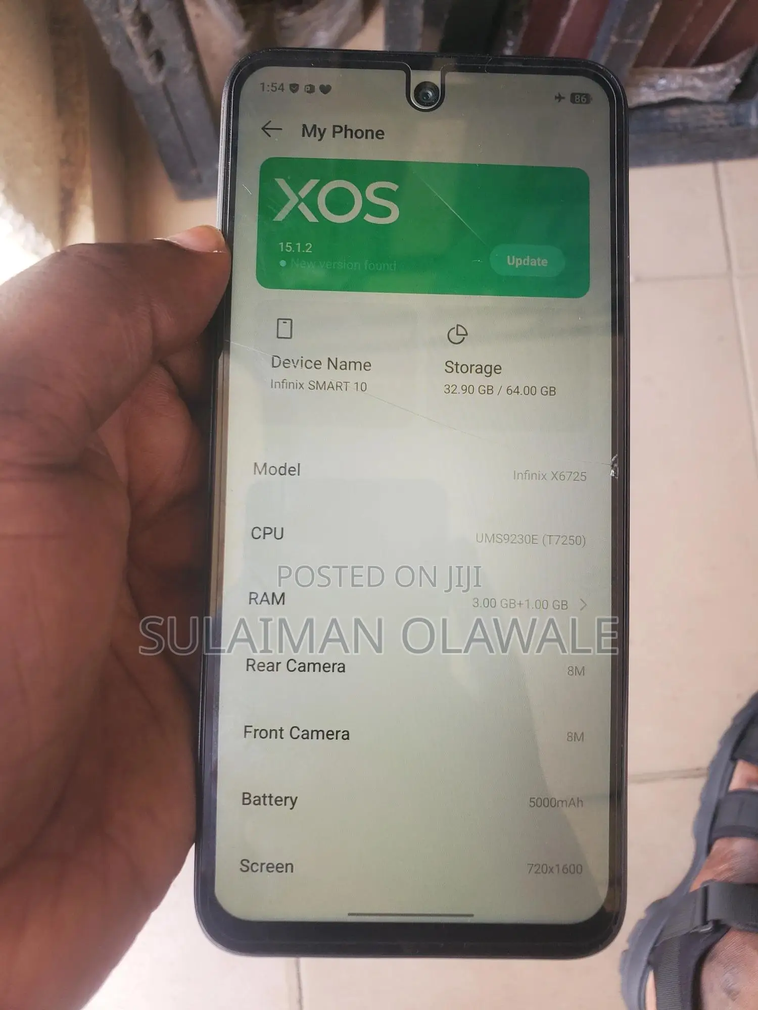 Infinix Smart 10 64 GB Black