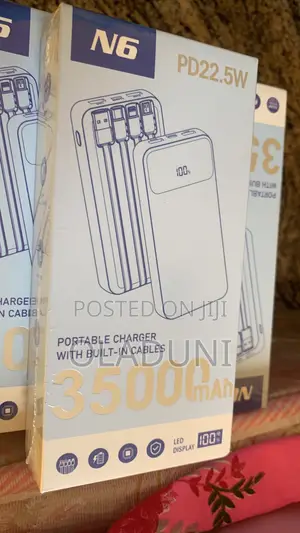 Power BNK Portable Charger With in Built Cables