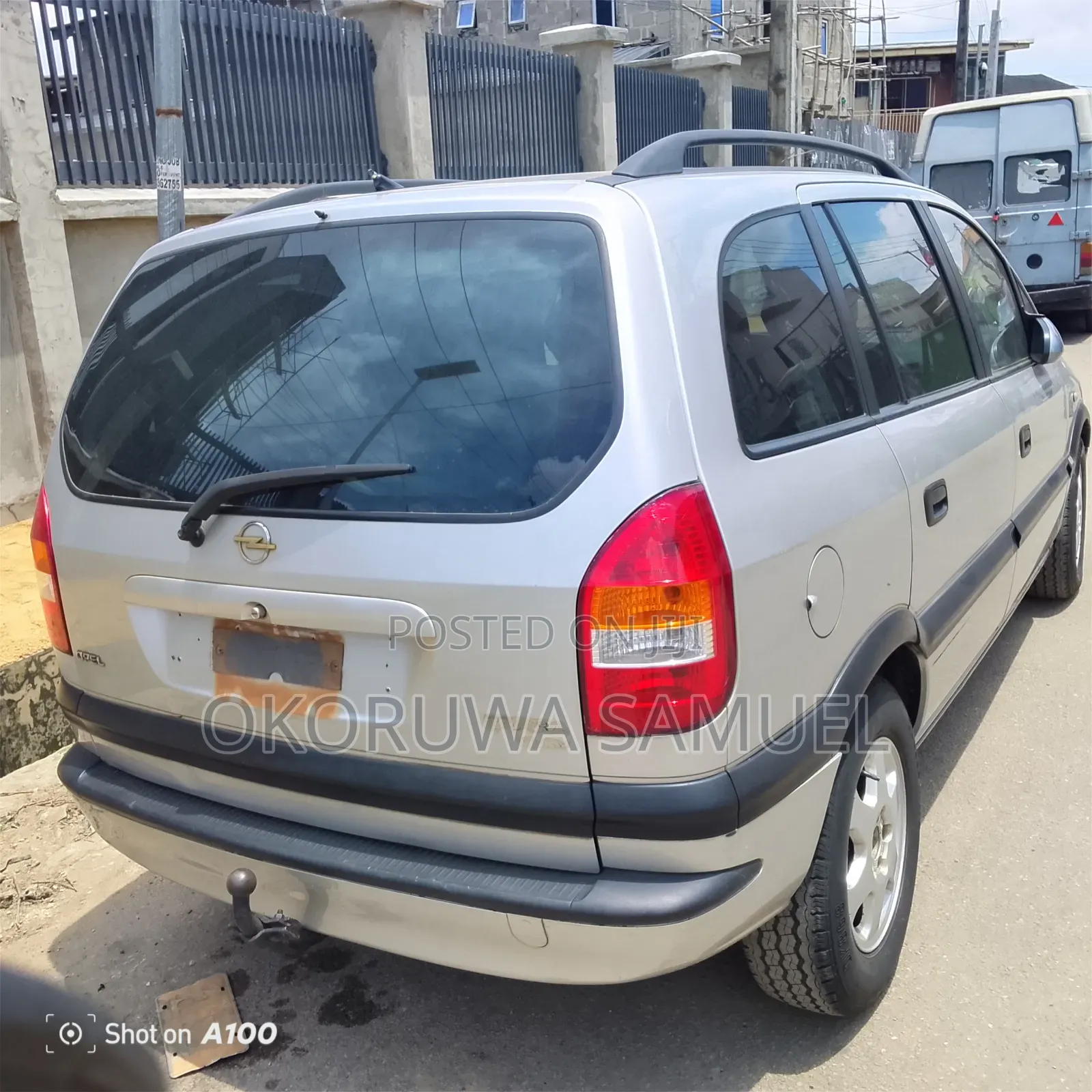 Opel Zafira 2002 Silver
