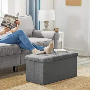 Compact Linen Storage Bench