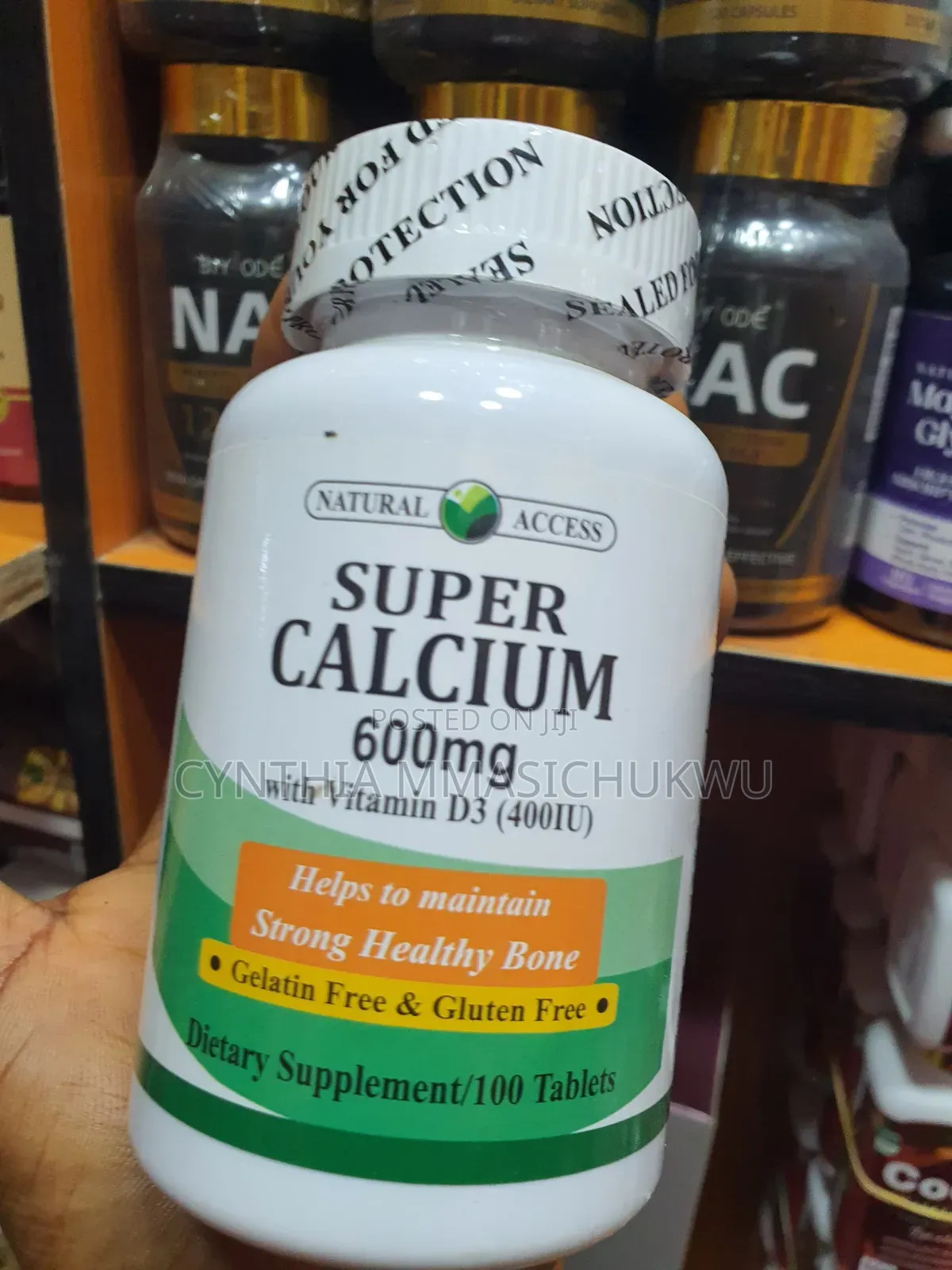 Nature's Field Super Calcium 600mg With Vitamin D3