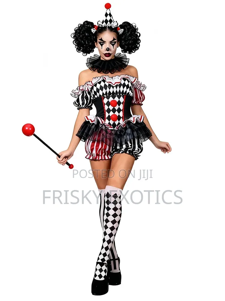 Complete Clown Halloween Costume Set