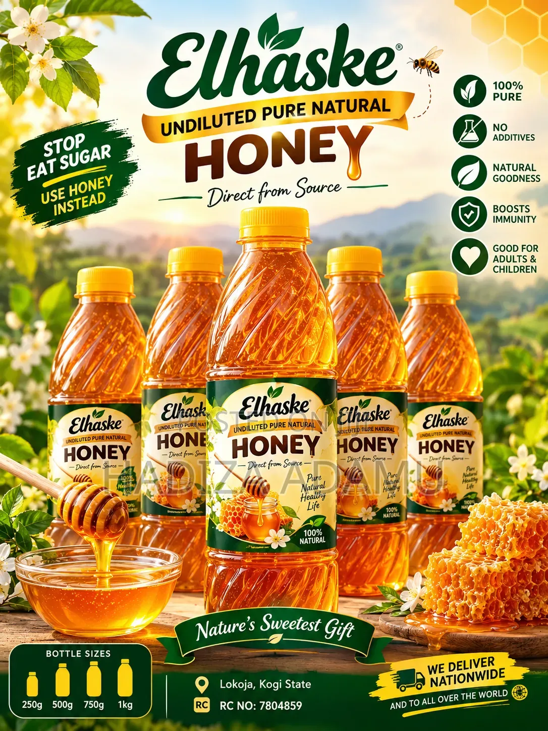 Pure Undiluted Honey