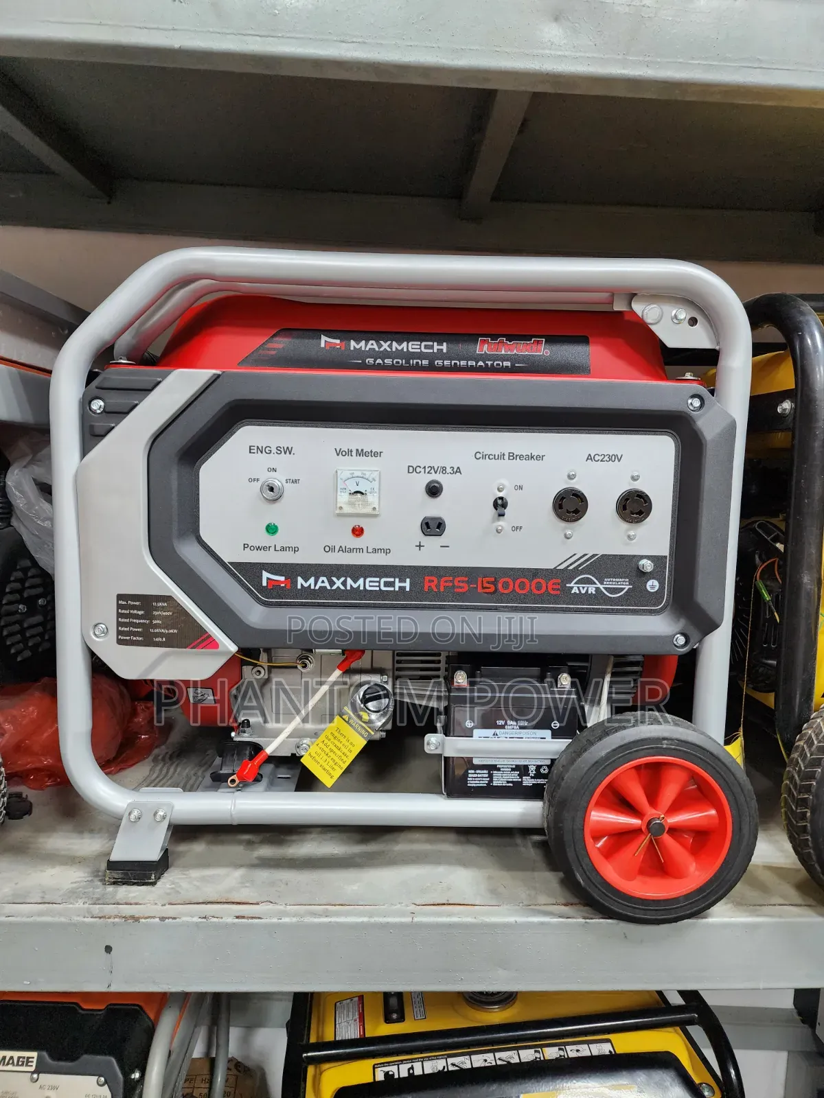 Original Maxmech RFS15000E 12kva Petrol Generator [Automatic Start]