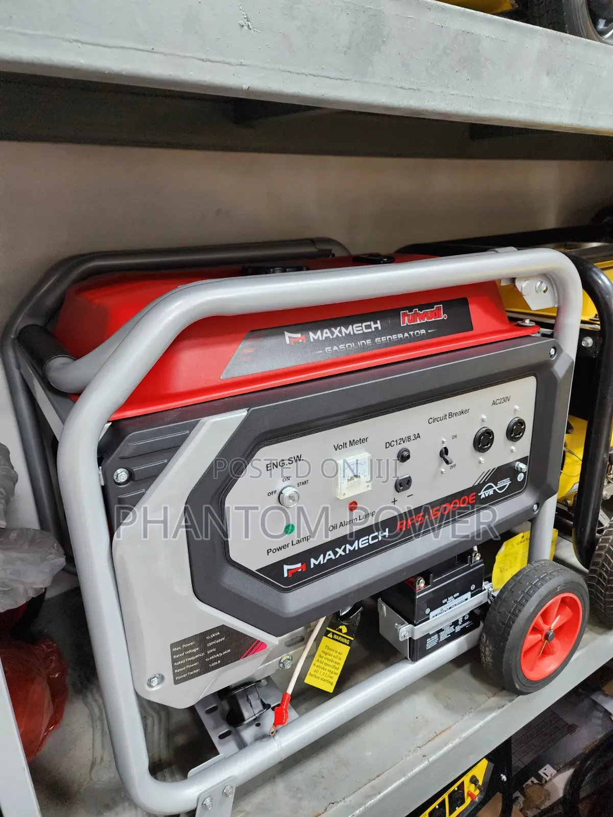 Original Maxmech RFS15000E 12kva Petrol Generator [Automatic Start]