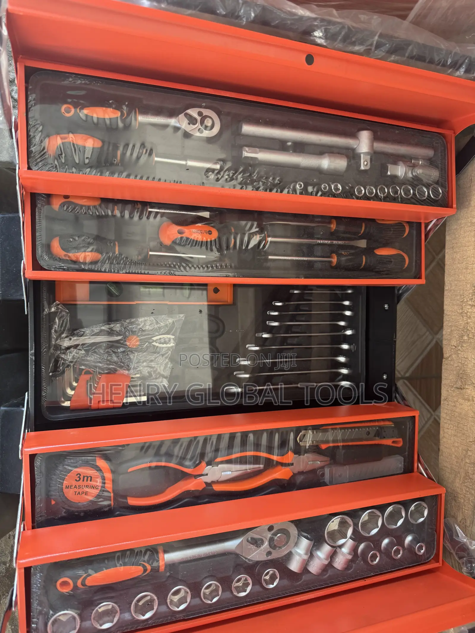 Professional Multi-Purpose Hand Tool Set With Tool Box