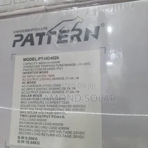 Pattern Solar Inverter 4kva 24v.