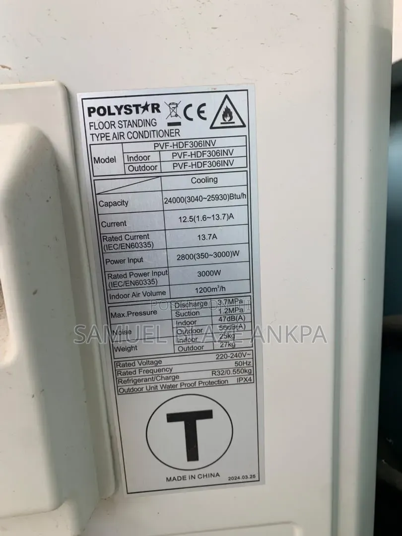 Plyster 3tons Inverter Unit