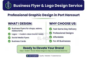 Business Flyer & Logo Design Service - Same Day - Port Harcourt