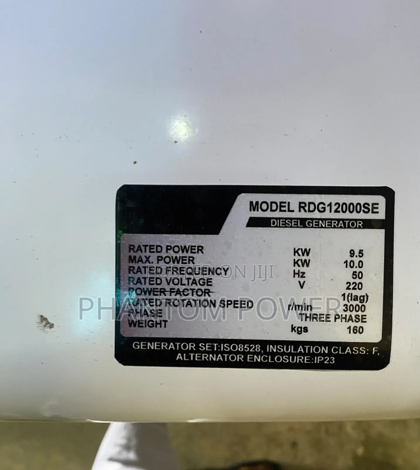 10KVA Retech Diesel Soundproof Generator [Three Phase Engine With ATS]
