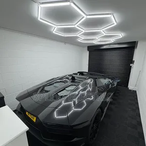 Hexagon Ceiling Light for Car Stand