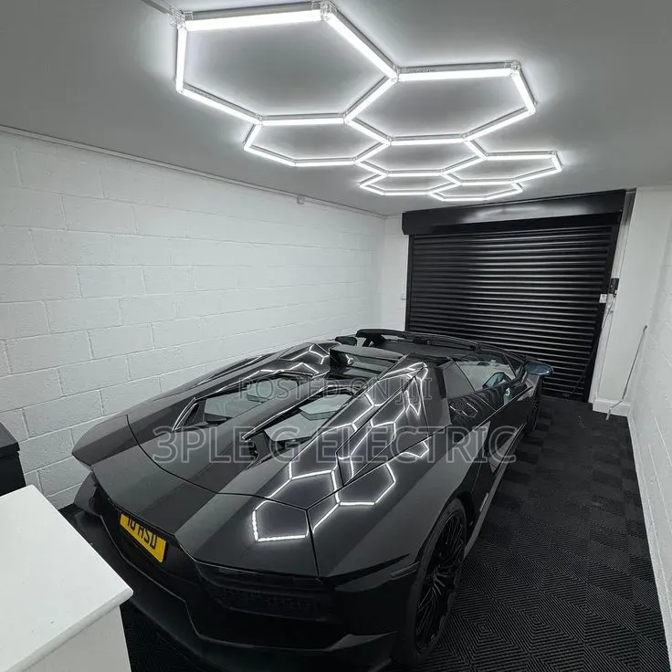 Hexagon Ceiling Light for Car Stand