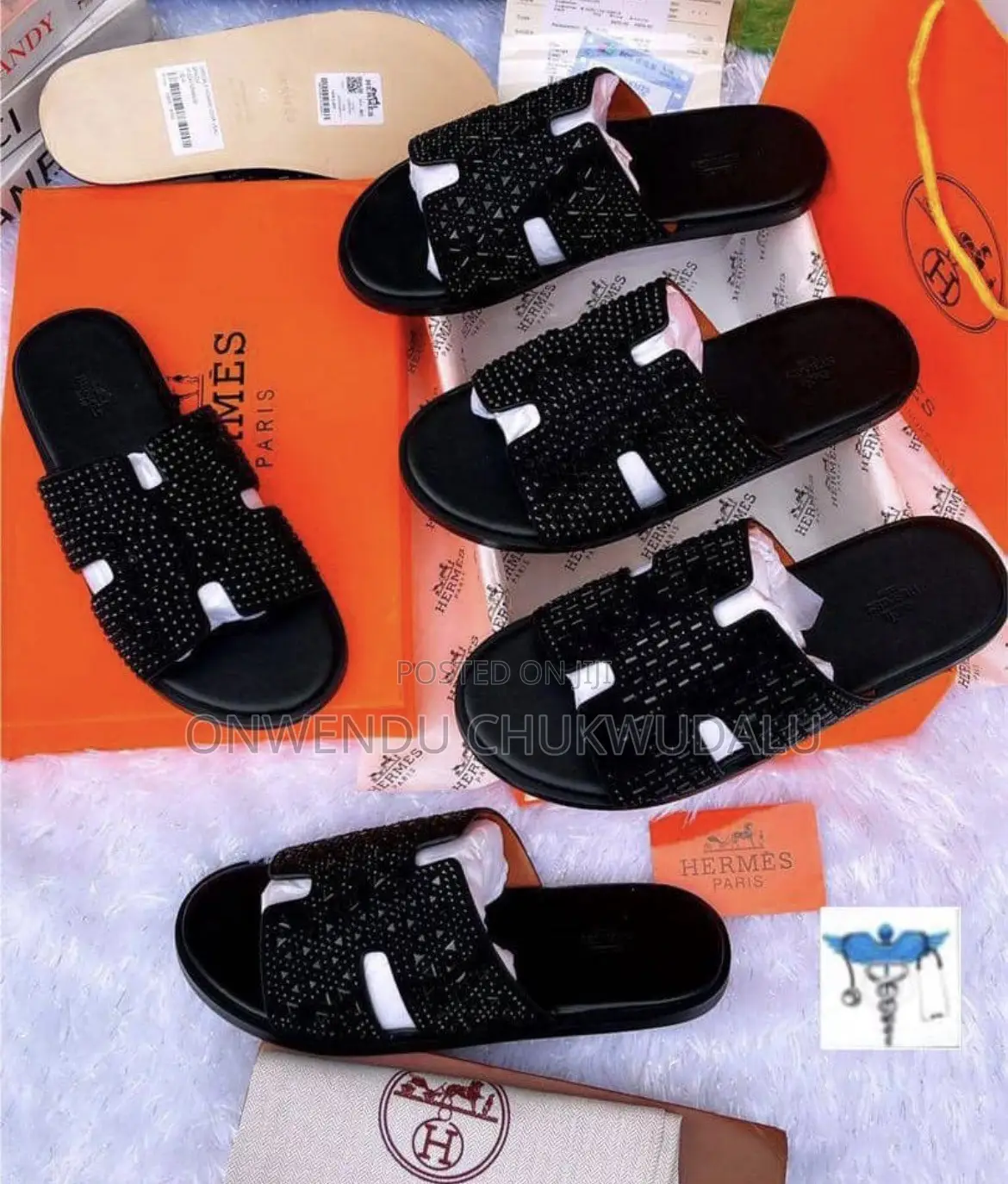 Hermes Slippers