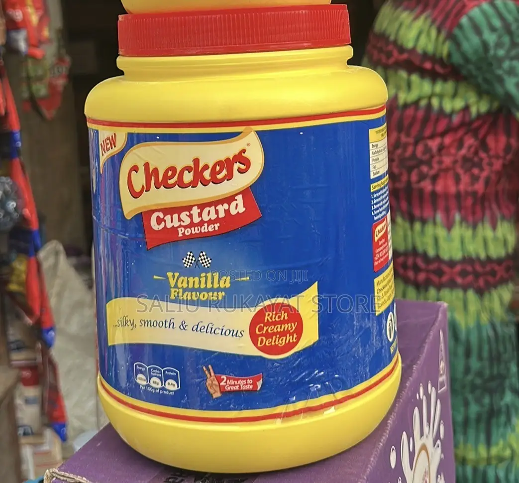 Checker Custard Powder 2kg Vanilla Flavored