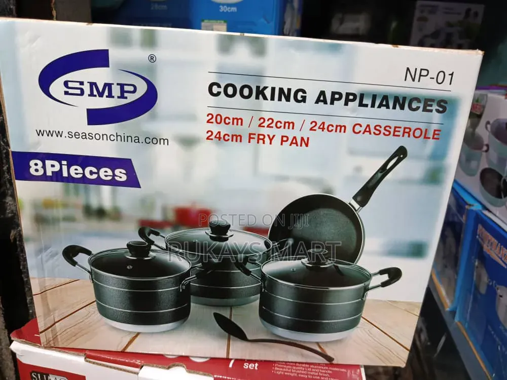 SMP 8Pcs Cookware Pot Set