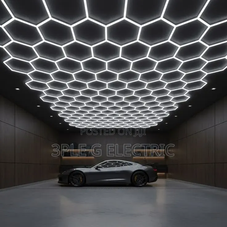 Unique Hexagon LED Light for Stylish Ceiling Decoration
