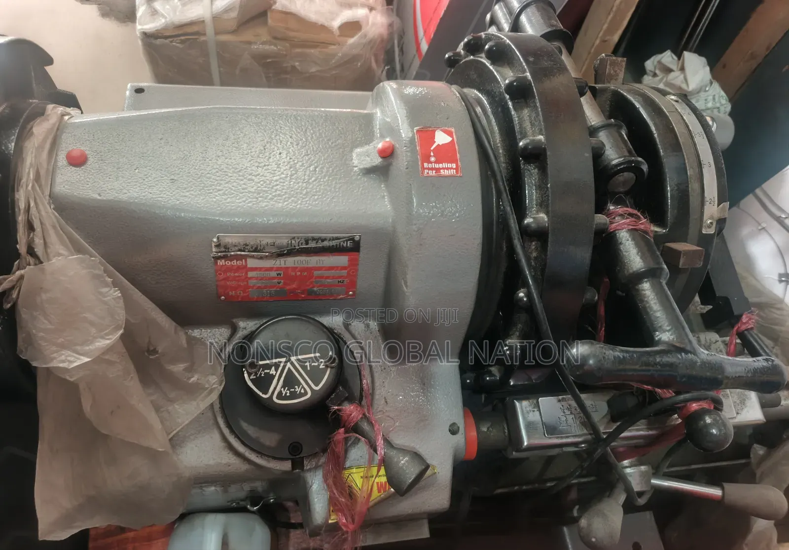 4" Electric Pipe Threading Machine