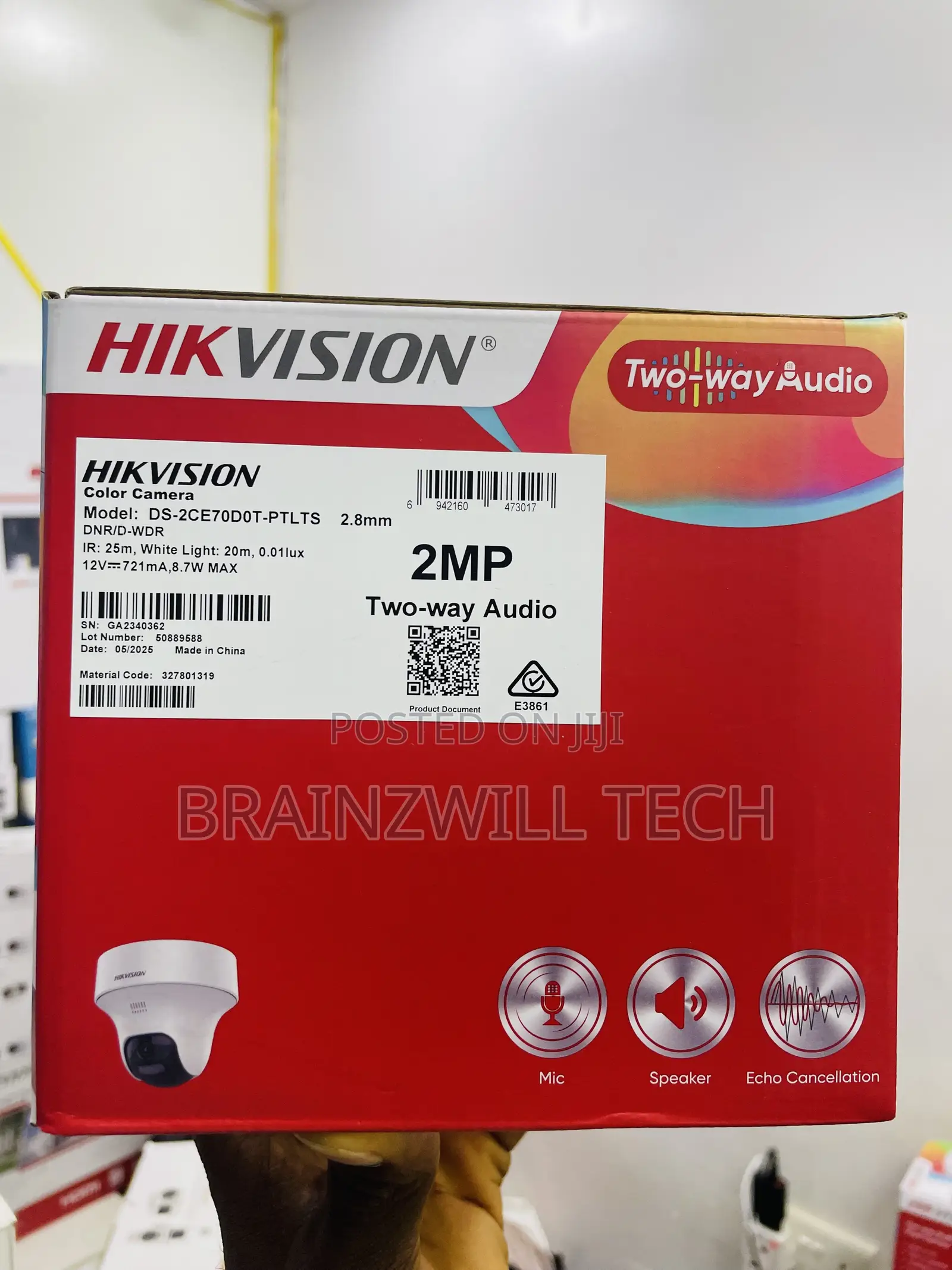 Hikvision 2mp Two-Way Audio Analog Camera