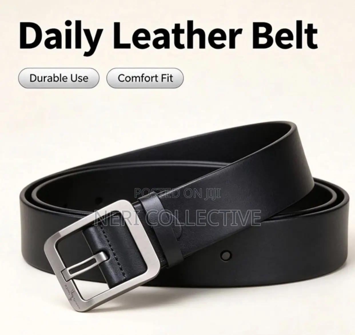 Mens Pu Leather Belt