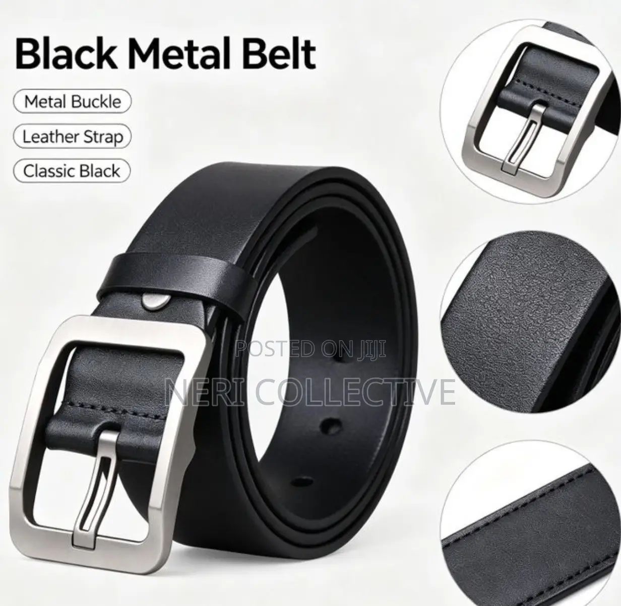 Mens Pu Leather Belt