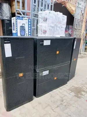 A Pair of Full Range Speaker and Full Rang Subwoofer