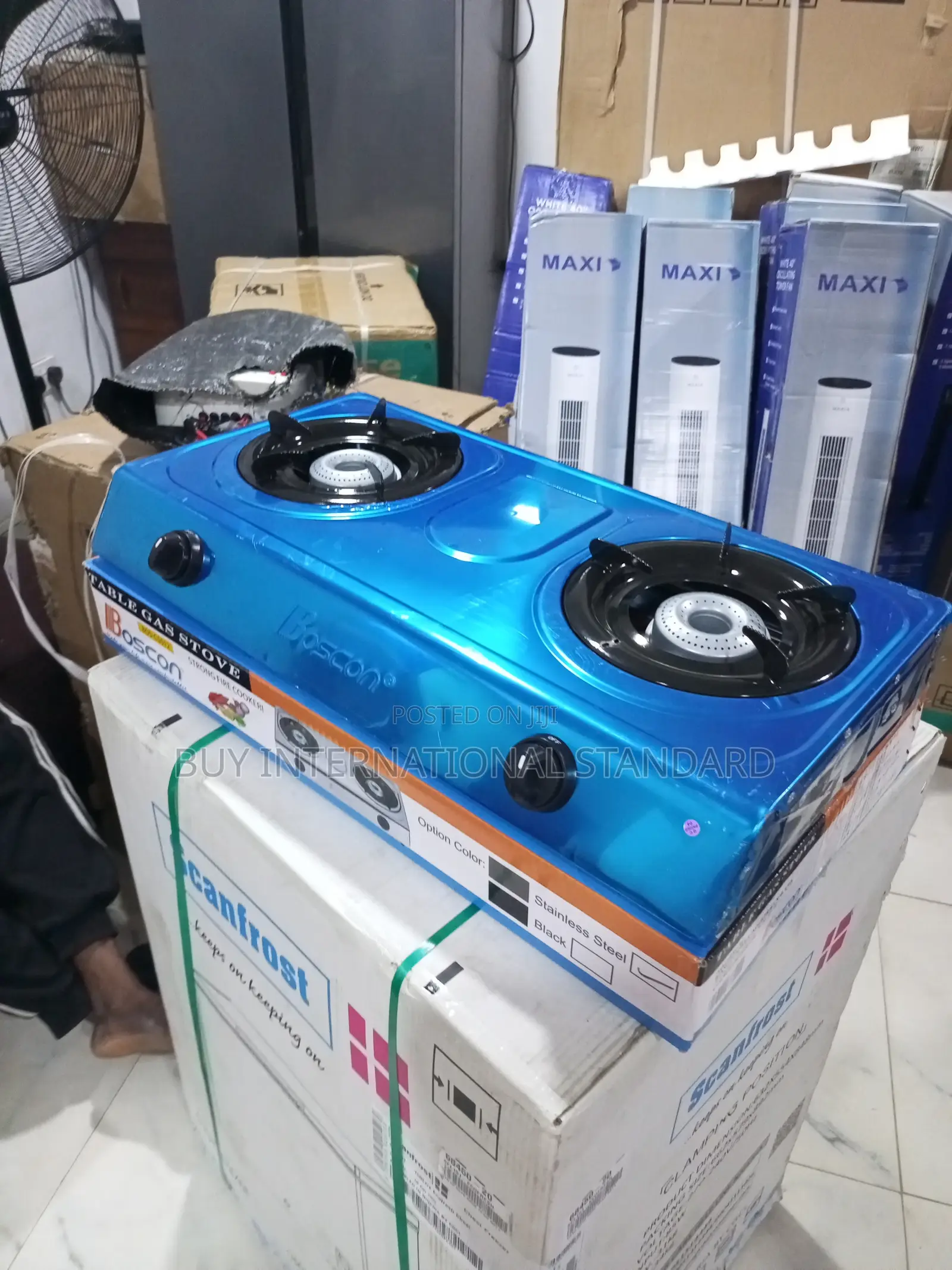 BOSCON 2 Burner Compact Kitchen Gas Stove