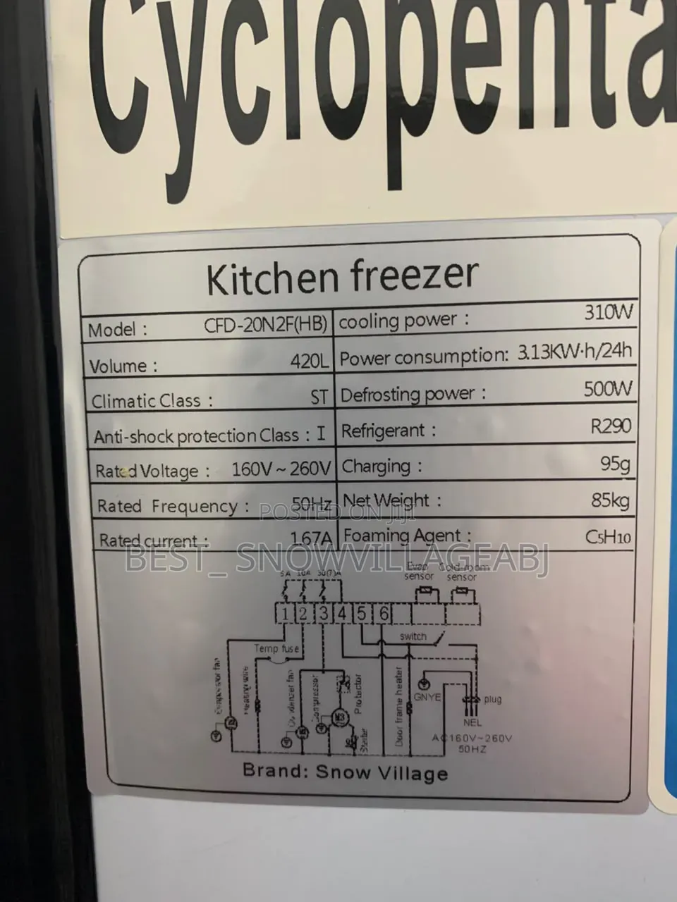 Ice Block Freezer