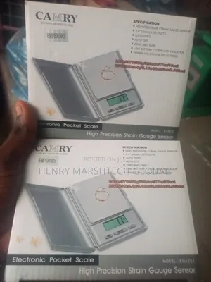 Electronic Pocket Scale CAMRY