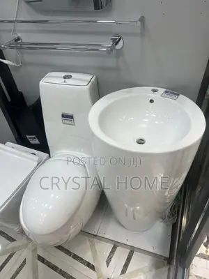 Married Together Water Closet With Standing Basin
