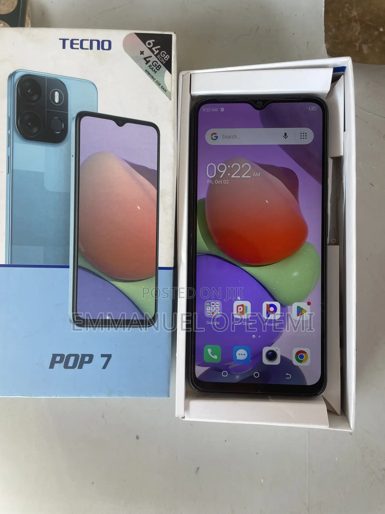 Tecno Pop 7 64 GB Blue